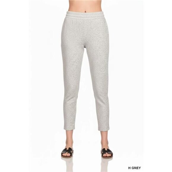 Zenana Scuba Capri‎ Sweatpants with Pocket